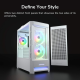 Cougar Duoface RGB Gaming Midi Tower White Cougar Duoface RGB Gaming Midi Tower White