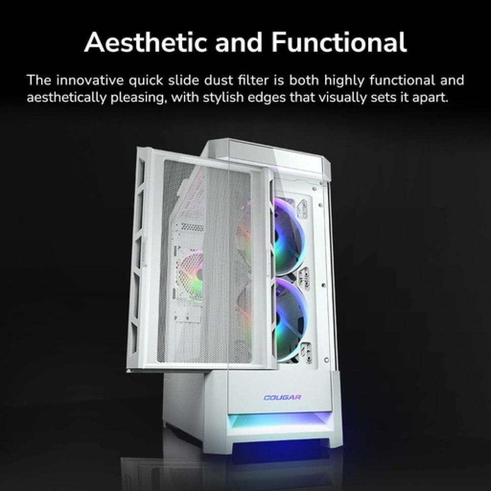 Cougar Duoface RGB Gaming Midi Tower White Cougar Duoface RGB Gaming Midi Tower White