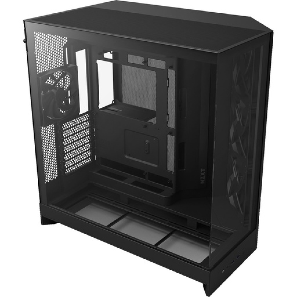 NZXT H9 Flow Large Dual-Chamber Mid-Tower ATX Airflow Case Black NZXT H9 Flow Large Dual-Chamber Mid-Tower ATX Airflow Case Black