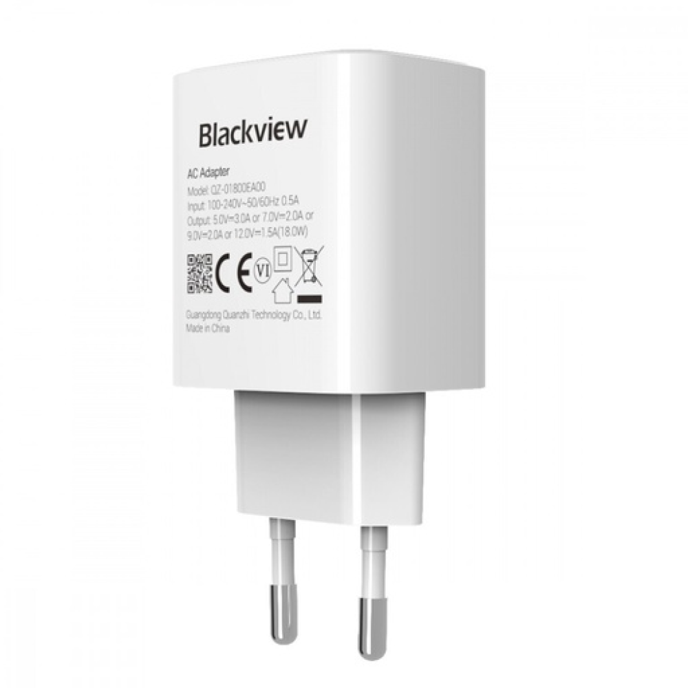 BlackView Φορτιστής Χωρίς Καλώδιο με Θύρα USB-A 18W Quick Charge 3.0 Λευκός BlackView Φορτιστής Χωρίς Καλώδιο με Θύρα USB-A 18W Quick Charge 3.0 Λευκός