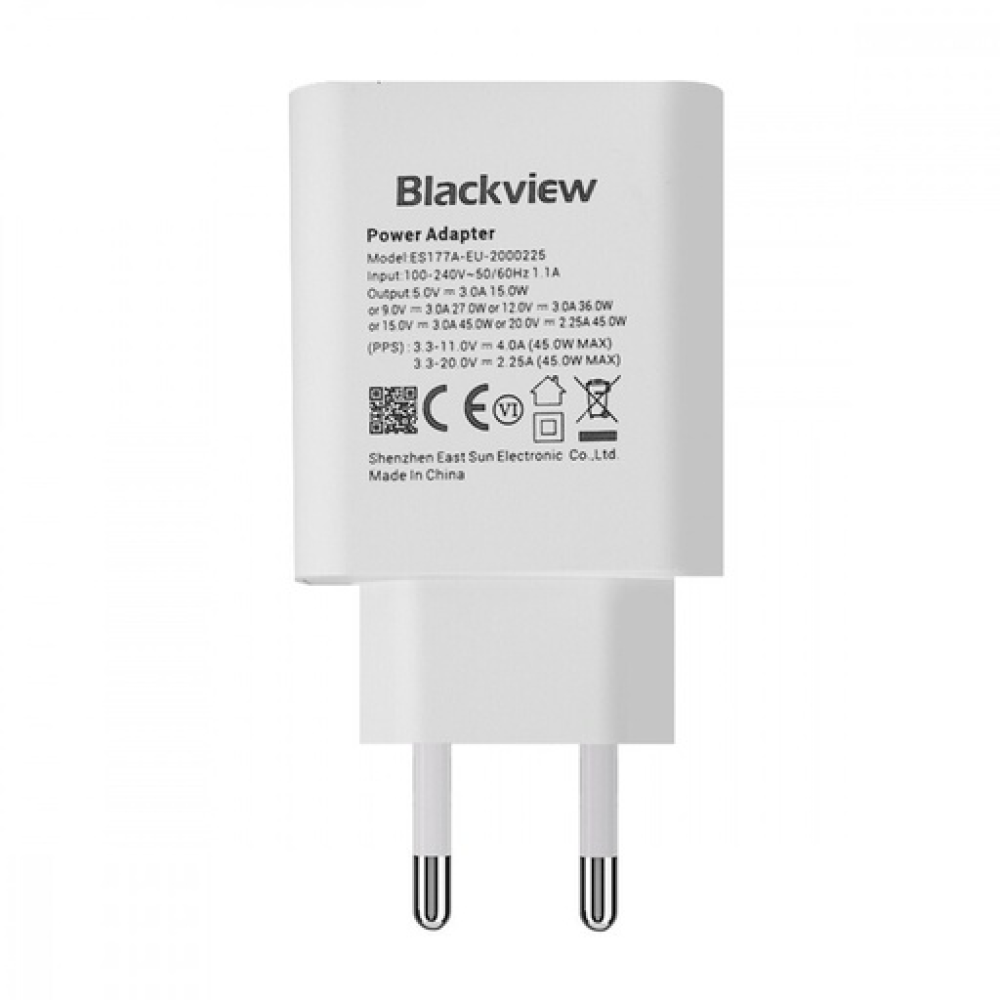 BlackView Φορτιστής Χωρίς Καλώδιο με Θύρα USB-C 45W Power Delivery Λευκός BlackView Φορτιστής Χωρίς Καλώδιο με Θύρα USB-C 45W Power Delivery Λευκός