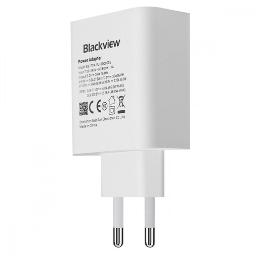 BlackView Φορτιστής Χωρίς Καλώδιο με Θύρα USB-C 45W Power Delivery Λευκός BlackView Φορτιστής Χωρίς Καλώδιο με Θύρα USB-C 45W Power Delivery Λευκός