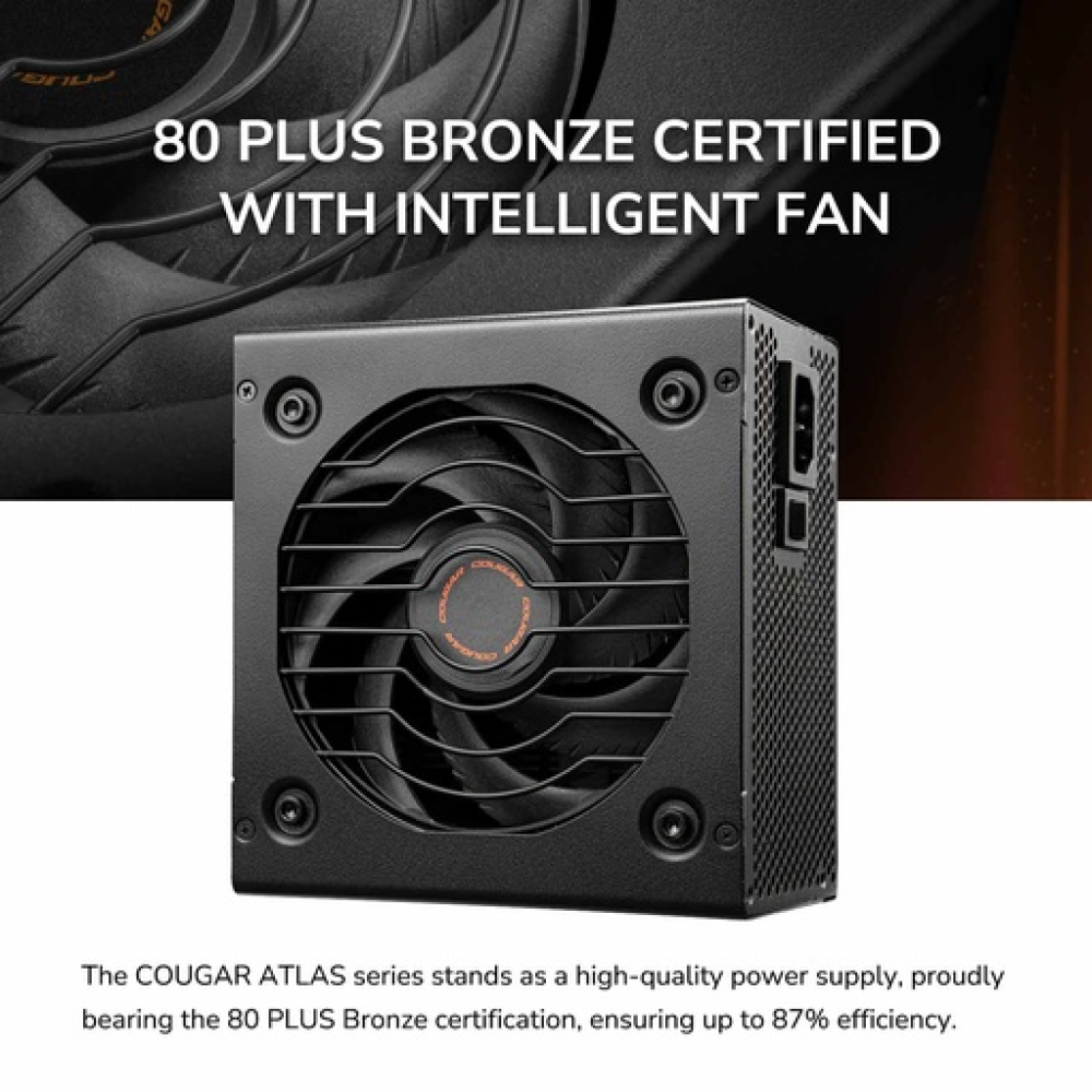 Cougar Atlas 750W – 80+ Bronze Semi-Modular Power Supply Cougar Atlas 750W – 80+ Bronze Semi-Modular Power Supply