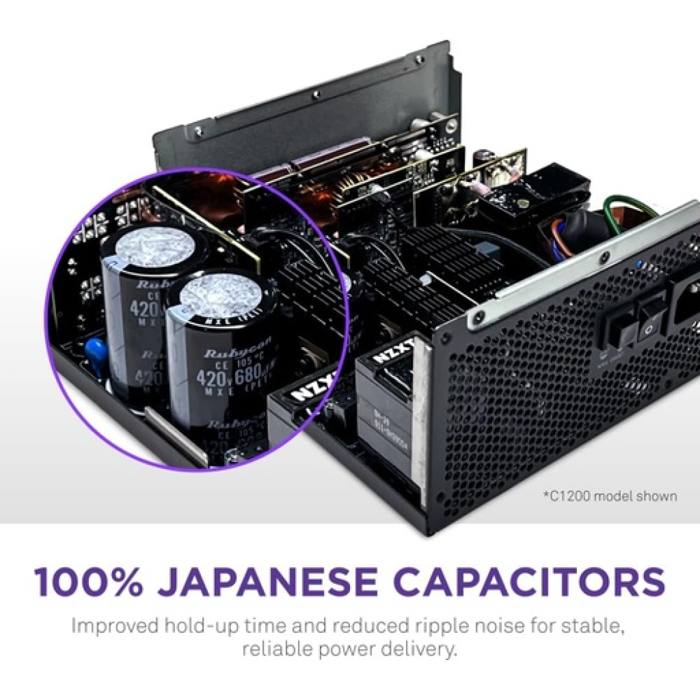 NZXT C850 Gold ATX 3.1 850W Μαύρο Τροφοδοτικό Υπολογιστή Full Modular 80 Plus Gold NZXT C850 Gold ATX 3.1 850W Μαύρο Τροφοδοτικό Υπολογιστή Full Modular 80 Plus Gold