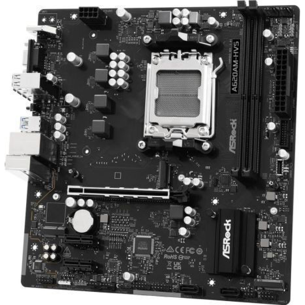 ASRock A620AM-HVS Motherboard Micro ATX με AMD AM5 Socket ASRock A620AM-HVS Motherboard Micro ATX με AMD AM5 Socket