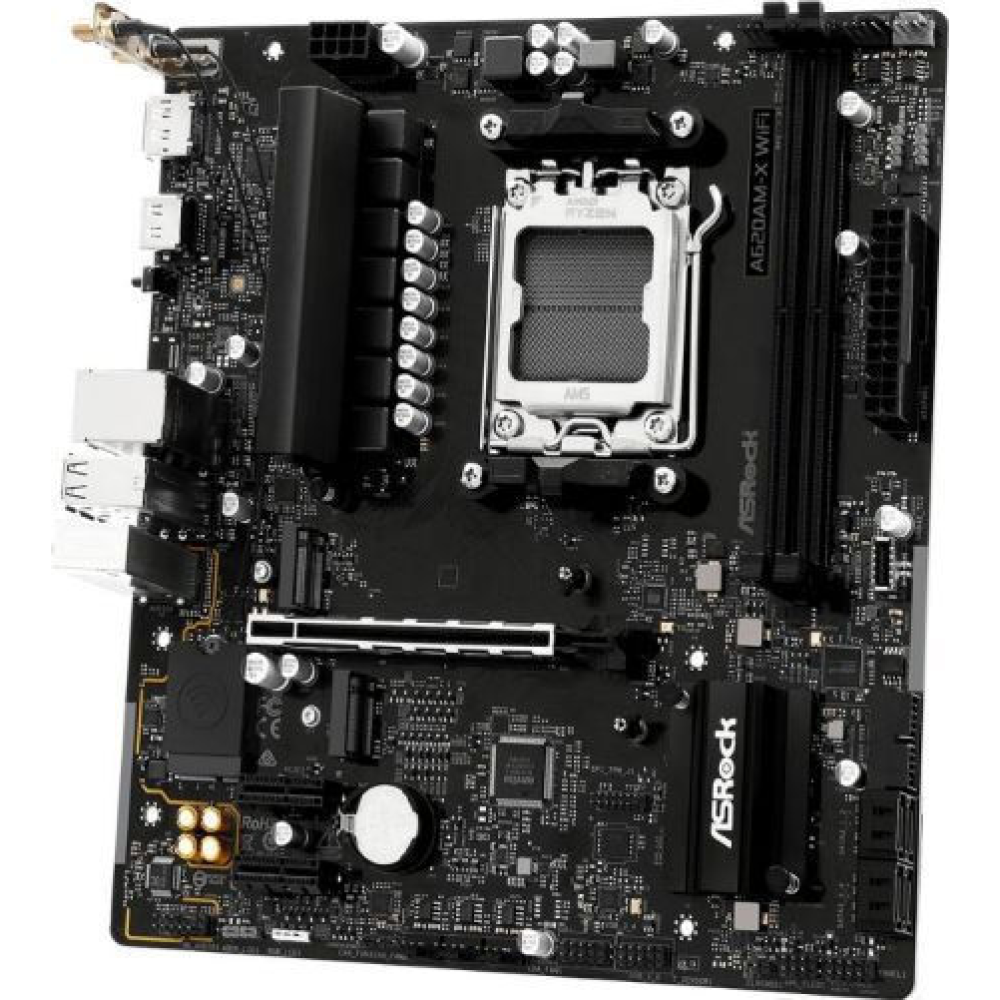ASRock A620AM-X WiFi Motherboard Micro ATX με AMD AM5 Socket