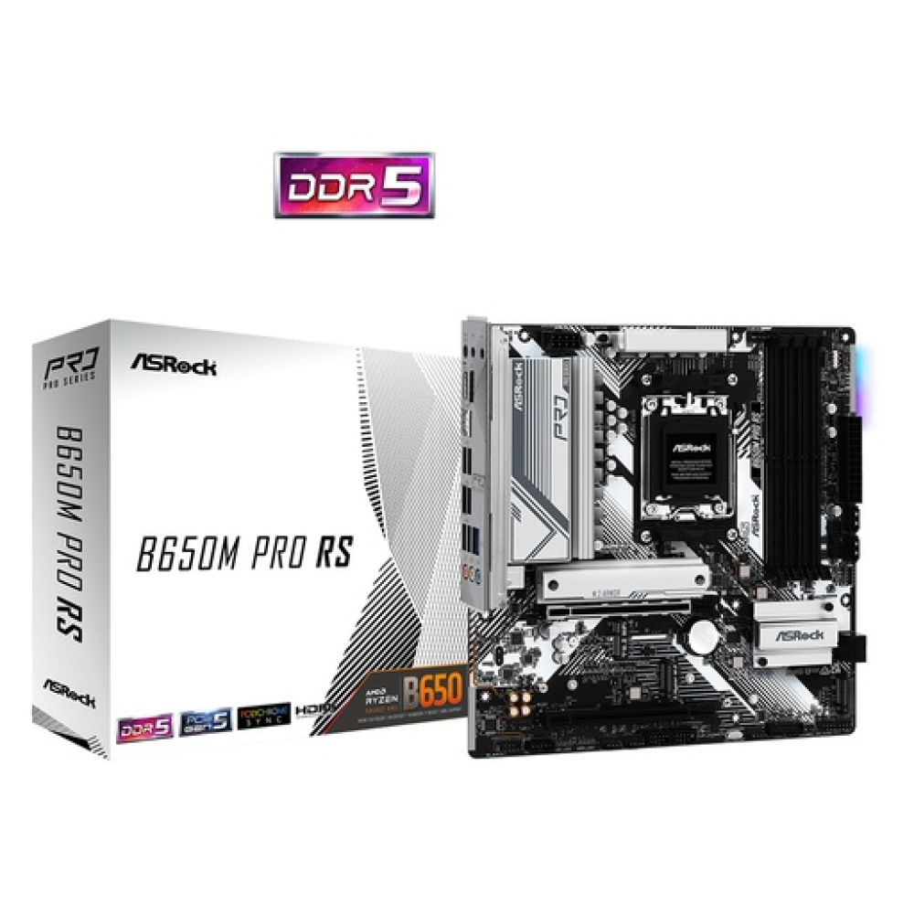 ASRock B650M Pro RS Motherboard Micro ATX με AMD AM5 Socket ASRock B650M Pro RS Motherboard Micro ATX με AMD AM5 Socket