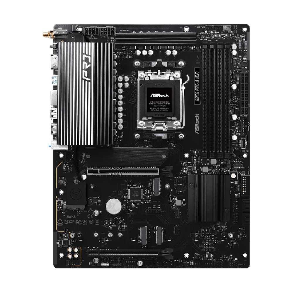 ASRock B850 Pro-A WiFi Motherboard ATX με AMD AM5 Socket ASRock B850 Pro-A WiFi Motherboard ATX με AMD AM5 Socket