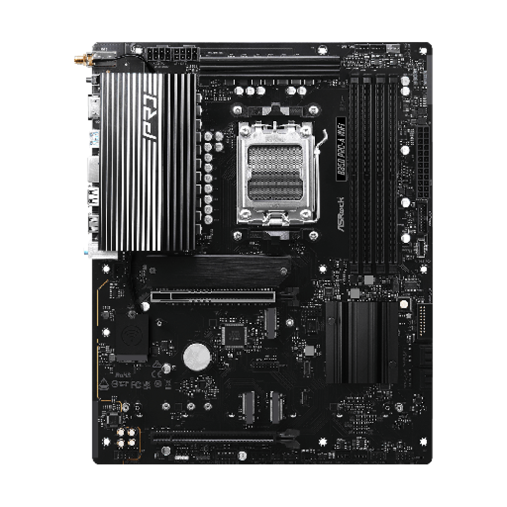 ASRock B850 Pro-A WiFi Motherboard ATX με AMD AM5 Socket ASRock B850 Pro-A WiFi Motherboard ATX με AMD AM5 Socket