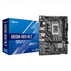 ASRock H610M-HDV/M.2 R2.0 Motherboard Micro ATX με Intel 1700 Socket ASRock H610M-HDV/M.2 R2.0 Motherboard Micro ATX με Intel 1700 Socket