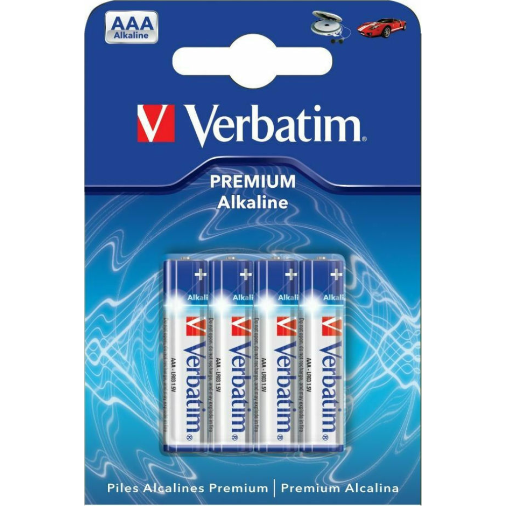 Verbatim Αλκαλικές Μπαταρίες AAA 1.5V 4τμχ