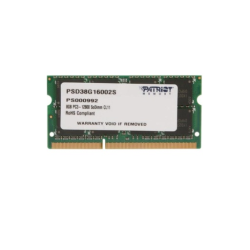 PATRIOT SIGNATURE soDDR3 08GB 1600MHz PC3-1280 2R/2S PATRIOT SIGNATURE soDDR3 08GB 1600MHz PC3-1280 2R/2S