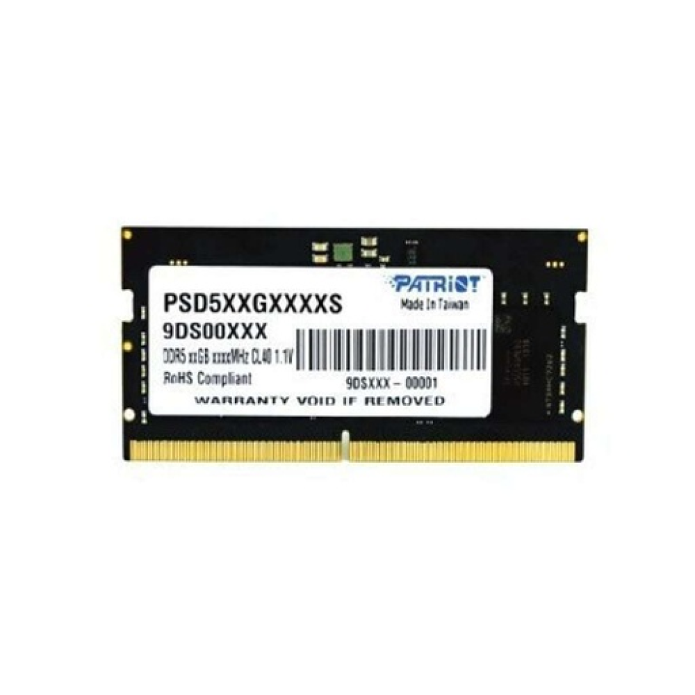 Patriot Signature DDR5 με Module 1x16GB και Ταχύτητα 5600 για Laptop Patriot Signature DDR5 με Module 1x16GB και Ταχύτητα 5600 για Laptop