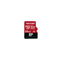PATRIOT EP V30 A1 MICROSD/XC, 064GB 90/80MBs SD-ADAPTER PATRIOT EP V30 A1 MICROSD/XC, 064GB 90/80MBs SD-ADAPTER