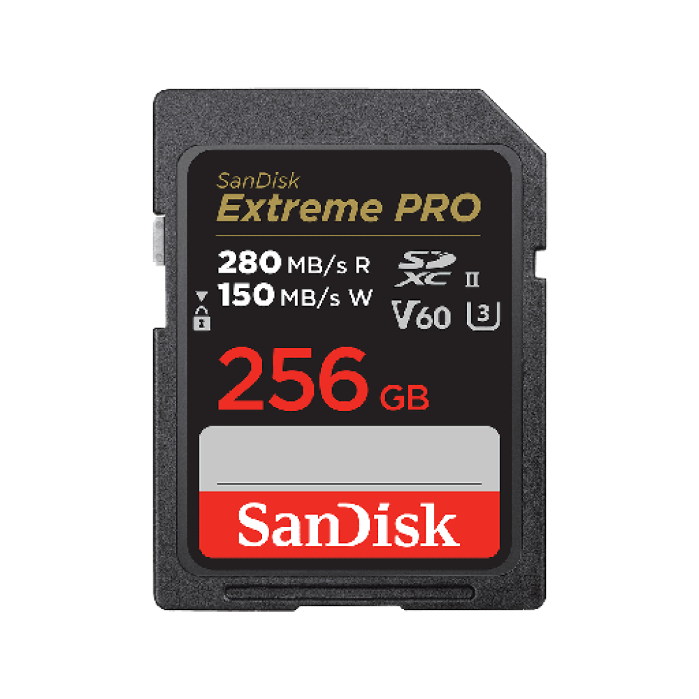 Sandisk Extreme Pro SDXC 256GB V60, C10, UHS-II