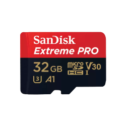 Sandisk Extreme Pro microSDHC 32GB Class 10 U3 V30 A1 UHS-I με αντάπτορα Sandisk Extreme Pro microSDHC 32GB Class 10 U3 V30 A1 UHS-I με αντάπτορα