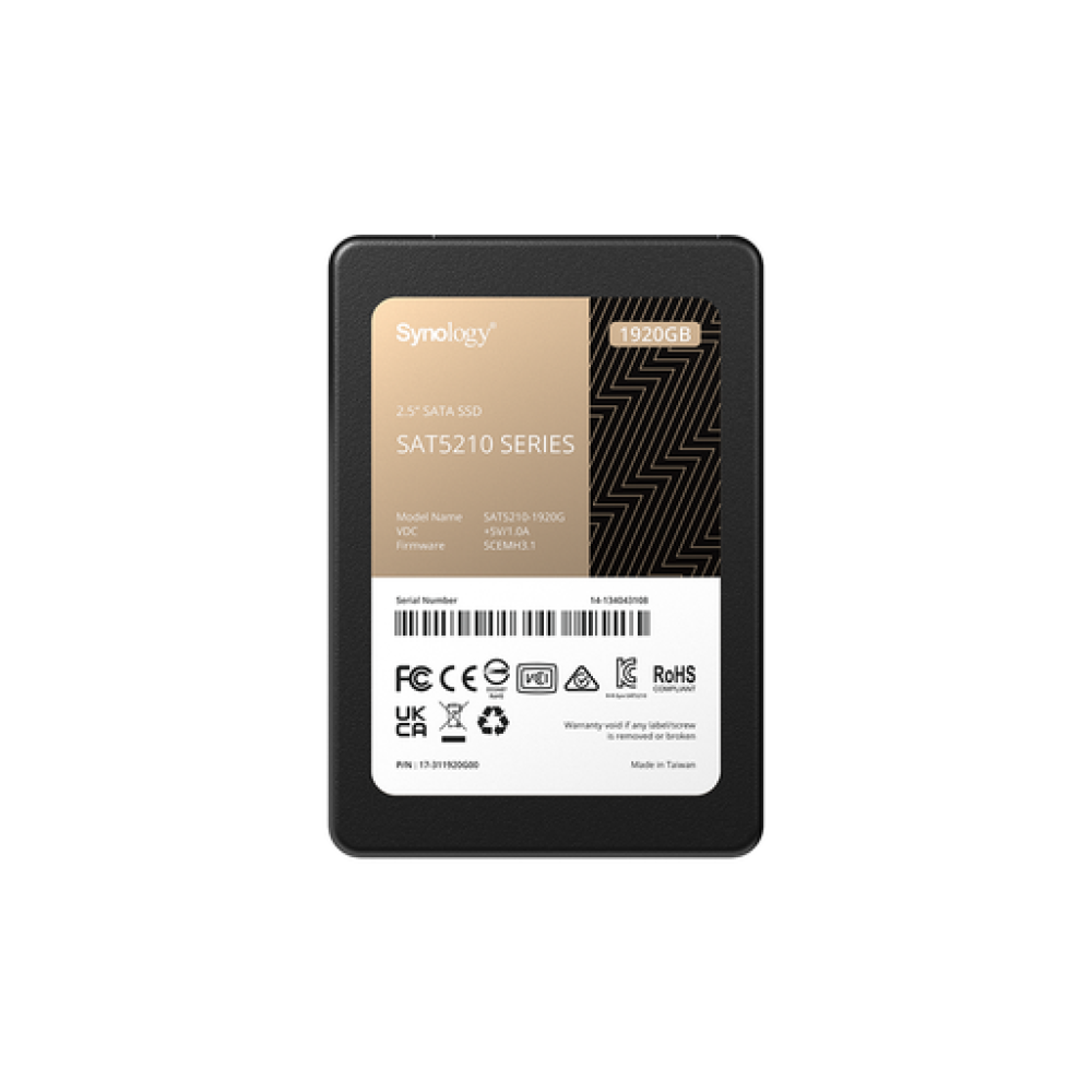 Synology SAT5221-3840G, SSD, 3.84TB, 2.5'', SATA III Synology SAT5221-3840G, SSD, 3.84TB, 2.5'', SATA III