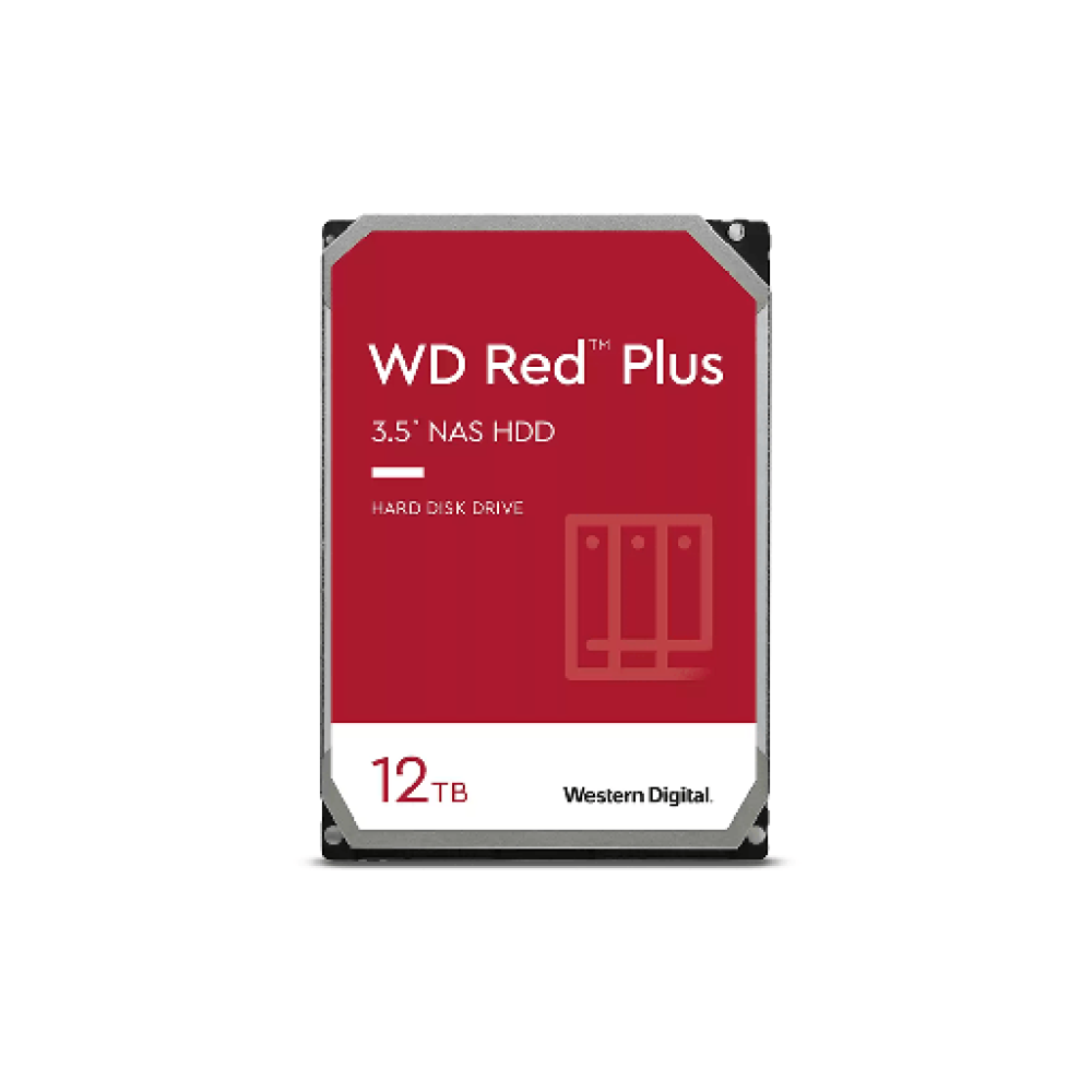 Western Digital HDD Red Plus 12TB 3.5 SATA 512MB Western Digital HDD Red Plus 12TB 3.5 SATA 512MB