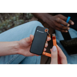 Verbatim Pocket SSD USB 3.2 1TB 2.5" Black / Orange Verbatim Pocket SSD USB 3.2 1TB 2.5" Black / Orange