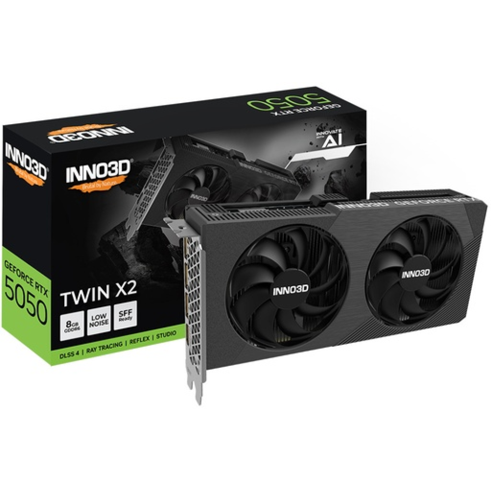 Inno 3D GeForce RTX 5050 8GB GDDR6 Twin X2 Inno 3D GeForce RTX 5050 8GB GDDR6 Twin X2